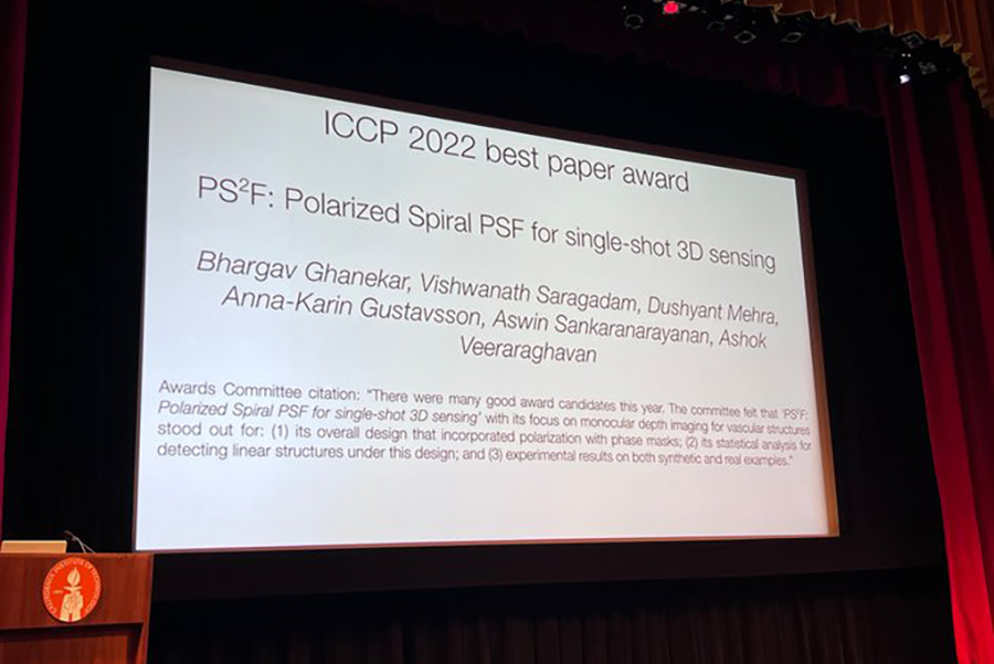 A powerpoint of the award