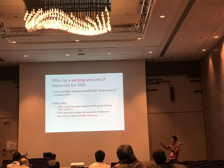 Jiang presents at the IEEE International Conference on Computer Communications.