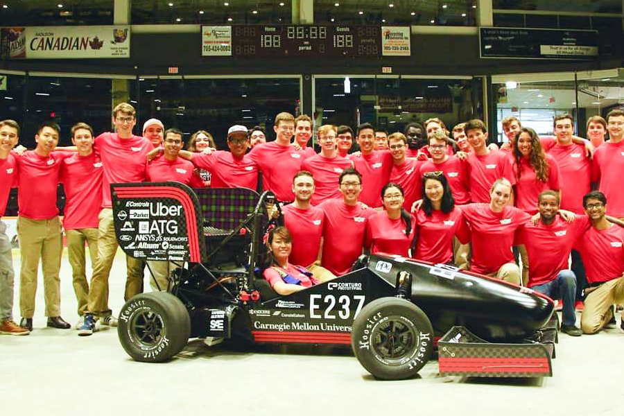 Image of CMU racing team